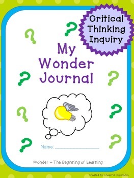 Preview of Wonder Journal Pages (Graphic Organizers and Lined Paper)