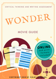 Wonder Movie Guide Packet + Activities + Sub Plan + Best Value