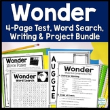 Wonder Bundle: Final Test, Book Report Project, Word Searc