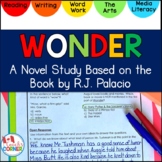 Wonder Novel Study Book Unit
