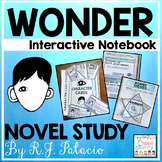 Wonder Novel Study Interactive Notebook R.J. Palacio Unit 