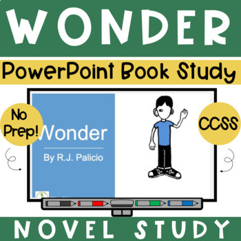 Preview of Wonder Novel Study PowerPoint First Three Chapters