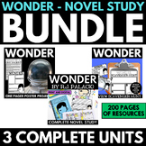Wonder Novel Study Unit Bundle - Activities - Comprehensio