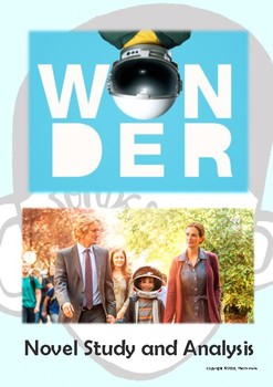 Preview of Wonder - Novel Study and Analysis