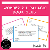 Wonder - R.J. Palacio Book Club Questions Reading Comprehension