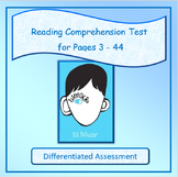 Wonder Reading Comprehension Test for Pages 3 - 44 ~ Diffe