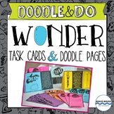 Wonder Task Cards and Doodle Notes - End of the Book Activity!