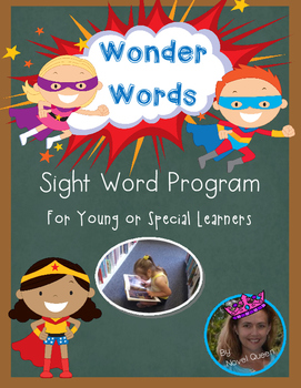 Preview of Wonder Words Sight Word Program for Special and Young Students