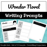 Wonder Writing Prompts · Set of 3 · Pre-writing Graphic Or