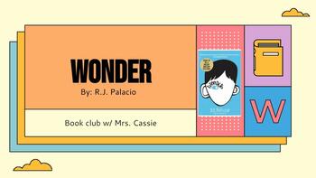 Preview of Wonder book study PPT
