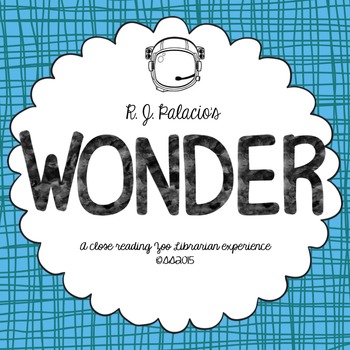 Preview of Wonder by R.J. Palacio/CCSS Aligned Novel Study