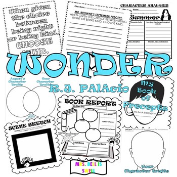 Preview of Wonder by R.J. Palacio Packet
