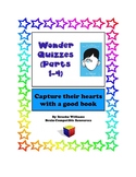Wonder by R.J. Palacio Quizzes (Parts 1-4) that will deepe