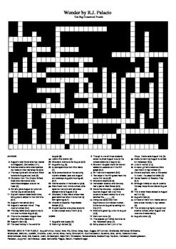word of wonder crossword