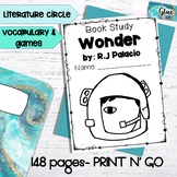 Wonder by RJ Palacio | Book Study | Assessment | Literatur