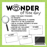 Wonder of the Day for Creative and Critical Thinking
