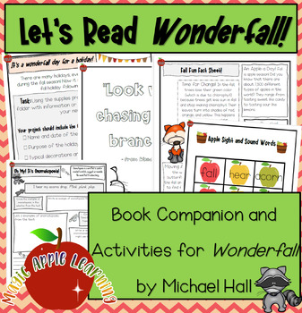 Preview of Wonderfall Picture Book Study Fall Book Companion