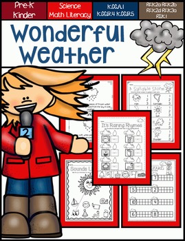 Preview of Wonderful Weather for Pre-K and Kindergarten