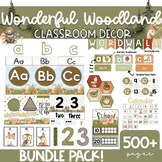 Wonderful Woodland Classroom Decor Bundle Pack!