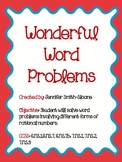 Wonderful Word Problems