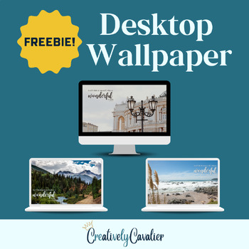 Wonderful World Wallpaper - FREEBIE! by Creatively Cavalier | TPT