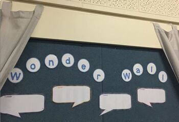 Preview of Wonder Wall Title and Speech Bubbles