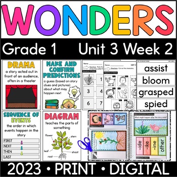 Preview of Wonders 1st Grade 2023: Unit 3 Week 2 The Big Yuca Plant Supplement