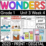 Wonders 1st Grade 2023: Unit 3 Week 4 Long Ago and Now Supplement