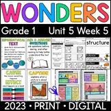 Wonders 1st Grade 2023: Unit 5 Week 5 Building Bridges Supplement
