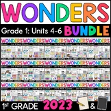 Wonders 1st Grade 2023: Units 4-6 BUNDLE Supplement with G