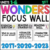 Wonders 1st Grade Focus Wall Bulletin Board: 2023, 2020, A
