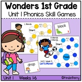 Wonders 1st Grade Phonics & Spelling Game Center  Unit 1