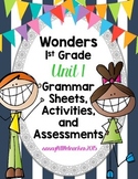 Wonders 1st Grade Unit 1 Week 6 Activities and Assessment