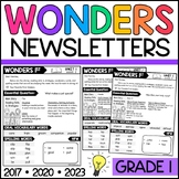 Wonders 1st Grade Weekly Newsletters (Week in Focus) 2023,