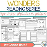 Wonders 1st Grade Worksheets Unit 3 No Prep Practice Pack 