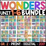 Wonders 2017 2nd Grade WHOLE YEAR BUNDLE Unit 1-6: Supplem