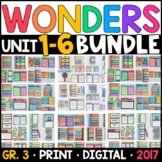 Wonders 2017 3rd Grade WHOLE-YEAR BUNDLE Units 1-6 Supplem