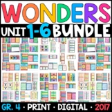 Wonders 2017 4th Grade WHOLE-YEAR BUNDLE Units 1-6 Supplem