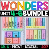 Wonders 2017 6th Grade HALF-YEAR BUNDLE: Units 4-6 Supplem