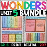 Wonders 2017 6th Grade Unit 5 BUNDLE: Interactive Suppleme