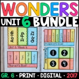 Wonders 2017 6th Grade Unit 6 BUNDLE: Interactive Suppleme