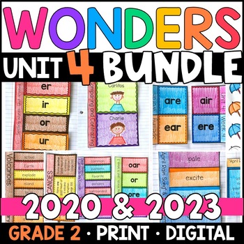Preview of Wonders 2023, 2020 - 2nd Grade Unit 4 BUNDLE: Supplement with GOOGLE Classroom