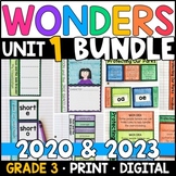 Wonders 2023, 2020 - 3rd Grade Unit 1 BUNDLE: Supplement w