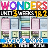Wonders 2023, 2020 - 3rd Grade, Unit 3 Weeks 1 and 2: Eart