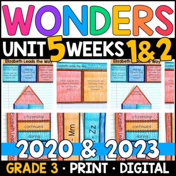 Preview of Wonders 2023, 2020 - 3rd Grade, Unit 5 Weeks 1 & 2: Elizabeth Leads Way Add-on