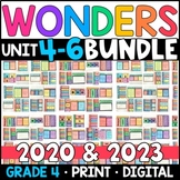 Wonders 2023, 2020 - 4th Grade HALF-YEAR BUNDLE: Unit 4-6 