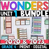 Wonders 2023, 2020 - 4th Grade Unit 1 BUNDLE: Supplement w