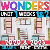 Wonders 2023, 2020 - 4th Grade, Unit 1: Weeks 1 and 2 Eart