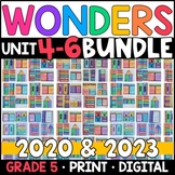 Wonders 2023, 2020 - 5th Grade HALF-YEAR BUNDLE: Unit 4-6 