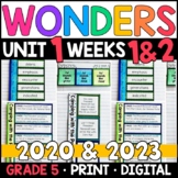 Wonders 2023, 2020 - 5th Grade Unit 1: Weeks 1 & 2 Camping